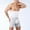 White, variant on Men Large Size Belly Pants Breathable Tight Height Waist Girth Waist Lift Leg Shaping Pants