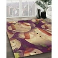 thumbnail image 3 of Ahgly Company Machine Washable Indoor Square Transitional Brown Sand Brown Area Rugs, 7' Square, 3 of 7