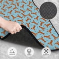 thumbnail image 3 of Honeii Funny Lobsters Print Car Foot Mat Four-Piece Set - Front & Rear Universal Car Floor Mats for SUVs, Trucks, Sedans, 3 of 7