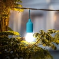 thumbnail image 3 of YOLOKE Pull Rope Light Bulb, LED Hanging Light, Color Battery Powered Light Bulb, Outdoor Camping Light, Portable House, Children's Light, Party Backyard Decoration（Light Blue）, 3 of 3