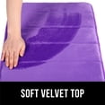 thumbnail image 2 of Memory Foam Bathroom Bath Rugs Absorbent Non-Slip Bath Rugs Washable Bath Mat - 40 x 60 cm, Purple, 2 of 7