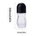 thumbnail image 2 of Bouteille Rouleau en Verre avec Massage Détachable en Acier Inoxydable pour et Soins Personnels, Distributeur Rechargeable Étanche 2 Pcs, 2 of 5