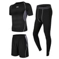 thumbnail image 2 of 3 unids/set hombres chándal gimnasio Fitness ropa de compresión deporte desgaste medias Gris XXL Colcomx Chándal transpirable para hombre, 2 of 8