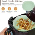 thumbnail image 4 of 4pcs Silicone Air Fryer Liners Reusable Dishwasher Safe Bowl With Side Handles Household Kitchen Accessories - JV, 4 of 4