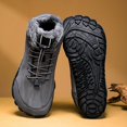 thumbnail image 5 of KANG Winter Ankle Boots With Fleece Elastic Lace Up Mid Top Slip Boots For Cold Weather Comfort, 5 of 8