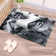 thumbnail image 5 of Office Decor Rug, Famous Rug, Boy Room Rugs, Printed Rugs, Modern Rug, Thin Rugs, Gym Rugs, Man Cave Rug, Black and White Rug, 2'x3' - 60x90 cm, 5 of 8