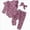 Purple 0726, variant on 9-12 Months Infant Baby Toddler Girls Fall Winter Outfit 3 6 12 18 Months Long Sleeve Romper with Flower Print Belted Pants and Headband Clothing Set,Purple