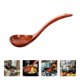 thumbnail image 3 of EeaseMX Cucharón de sopa de mango largo de madera saludable, cucharas de cocina, utensilios de cocina, 28 cm, 3 of 7