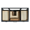 thumbnail image 7 of Ariel Monroe 42 Inch Single Rectangular Sink Bathroom Vanity With Carrara White Quartz Countertop 1.5 inch Edge In Midnight Blue, 7 of 7