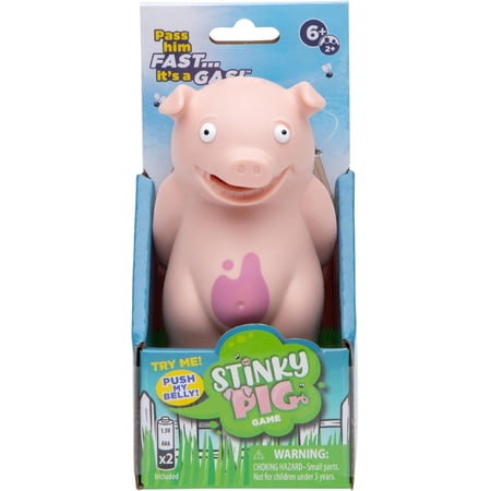 Stinky Pig Game Dice Game – Family Kids Games, Travel Games, Fast, Musical Active Kids Game with Funny Sounds, Multi-Player, Ages 6+