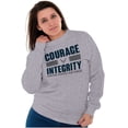 thumbnail image 4 of US Air Force Courage Integrity Unisex Plus Size Sweatshirt Brisco Brands 2X, 4 of 5