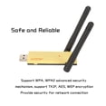 thumbnail image 5 of USB WiFi Adapter 2.4G 5G Dual Band Dual Antennas 802.11AC 1200Mbps WiFi Network Adapter for PC Laptop, 5 of 5