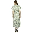 thumbnail image 6 of Bimba Women Long Floral Cotton Kaftan Sleep Maxi Gown Summer Caftan Coverup, 6 of 6