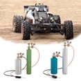 thumbnail image 2 of Bewildely 2 uds RC Cars Mini decorativo Boost Oxygen Control remoto coches Rock Crawler Tool Set regalo creativo reemplazo para SCX10 Kits de construcción modelo Plata + Verde Bewildely FN001854-01, 2 of 6