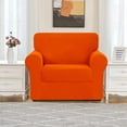 thumbnail image 2 of Subrtex Sofa Slipcover Sets 3 Pieces Stretch Couch Cover Backrest Cushion Covers (Armchair, Orange), 2 of 6