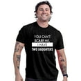 thumbnail image 2 of XIAONU Mens Letter Print Tee Crew Neck Short Sleeve Daily Casual Shirts, 2 of 4