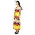 thumbnail image 4 of Bimba Women Long Cotton Kaftan Bohemian Nightgown Dress Rayon Maxi Caftan, 4 of 7