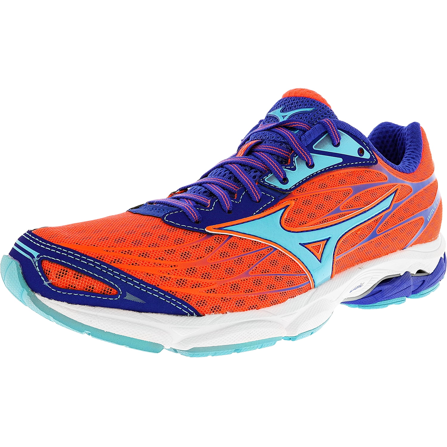 Mizuno - Mizuno Women's Wave Catalyst Orange / Light Blue Ankle-High Running Shoe - 11M - Walmart.com - Walmart.com