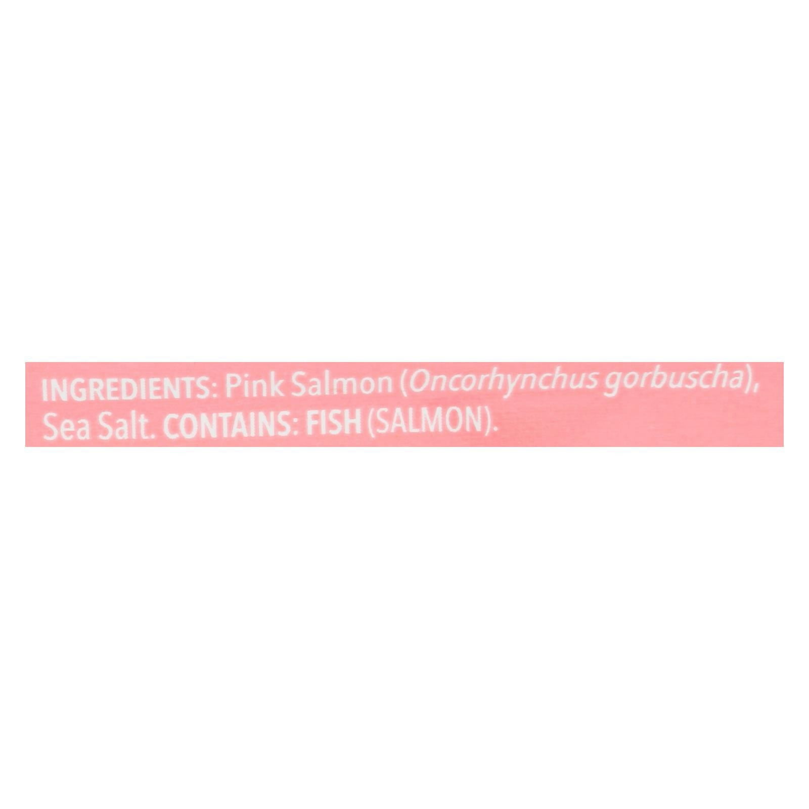 Safe Catch - Salmon Pink Wild Alaskan - Case of 12 - 3 OZ