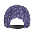 thumbnail image 7 of Wukai Lavender Flowers Baseball Cap: Comfortable, Stylish, and Adjustable Hat for Sports, Daily Wear, and Outdoor Activities-One Size, 7 of 7