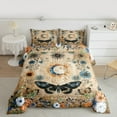 thumbnail image 2 of Feelyou Hippie Butterfly Kids Bedding Comforter Set, Boho Tribal Sun Twin Comforter Sets, Retro Rustic Floral Reversible Bedding Set, Luxury Bedroom Decor, 2 Pieces, 2 of 8