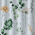 thumbnail image 5 of Fenyluxe  Watercolor Floral Shower Curtain, Sage Green Beige Flower Shower Curtain for Bathroom, Modern Minimalist White Waterproof Fabric Shower Curtain Set with Hooks 60x72, 5 of 7