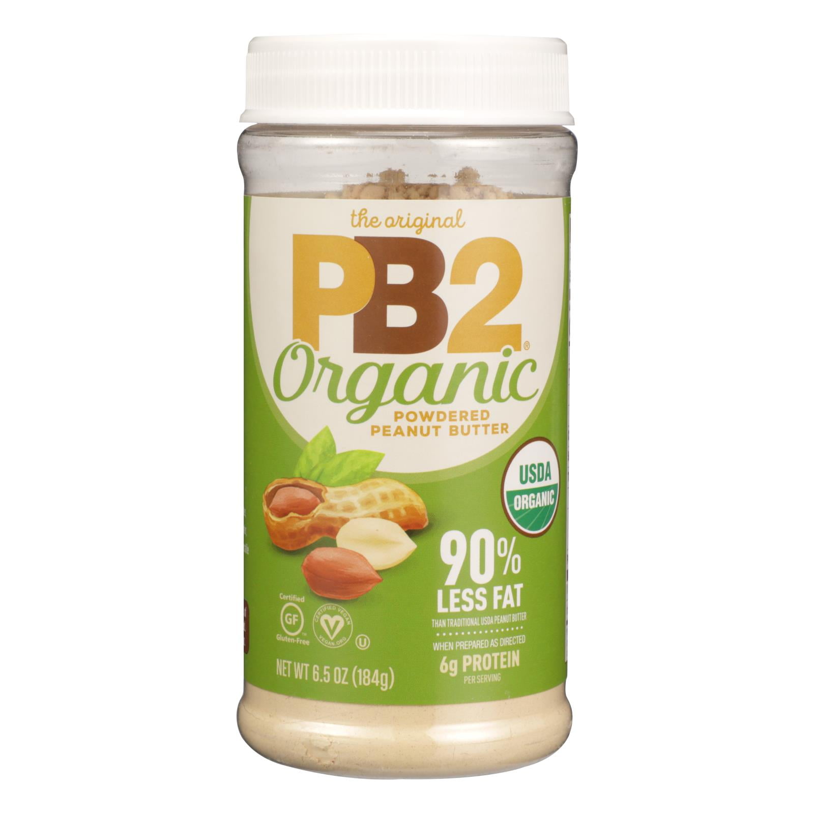 PB2 6.5 oz Organic Powdered Peanut Butter - USDA Organic Certified Non-GMO Project Verified Gluten-Free