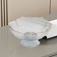 thumbnail image 4 of Dvruxg Bol à Fruits de Cuisine Polyvalent avec Drainage, Bol Passoire en PVC Élégant pour Buffets, Plateau de Service Rond pour Fêtes et Rassemblements, 4 of 5