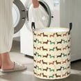 thumbnail image 4 of Picia Dachshund Dog Large Laundry Basket, Waterproof, Freestanding Laundry Hamper, Collapsible Tall Clothes Hamper with Extended Handles-Small, 4 of 8