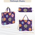thumbnail image 6 of FORMRS Womens Corduroy Tote Bag Crossbody Shoulder Handbag with Pocket, Candy Cosmic Swirls, 6 of 7
