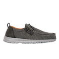 thumbnail image 6 of Deer Stags Boys' Relax Jr. Bungee Lace Fashion Sneaker - Grey/Orange - 7 Big Kid Medium, 6 of 9