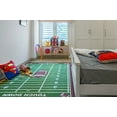 thumbnail image 5 of Furnish My Place 700 Corner Football 3'3"x5' Play Area Rug for Kids Playroom, Bathroom & Kindergarten Classroom, Corner Football Field Ground, Anti Skid Rubber Backing, Rectangle, Green, 5 of 6