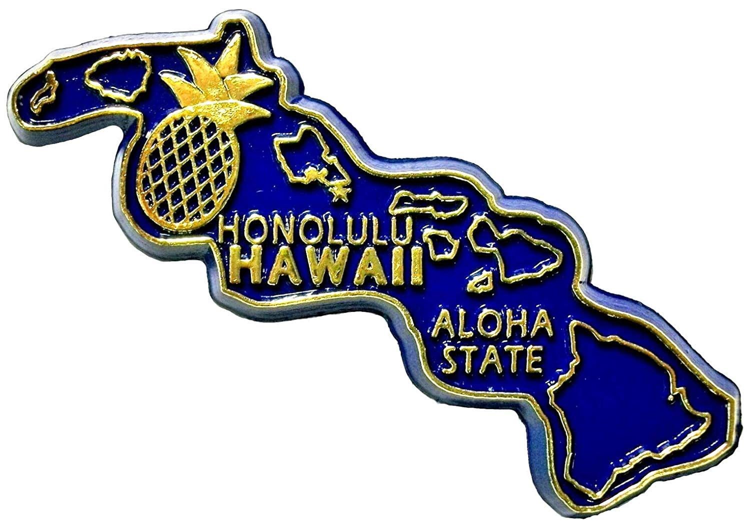 HAWAII JUMBO FRIDGE MAGNET ALOHA STATE PACIFIC BEACHES UNITED STATES SURF 