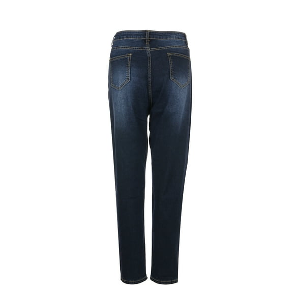 Babysbule Clearance Womens Jeans Women Sexy High-waist Wide-legged Casual Pants Teenagers Classic Denim Skinny