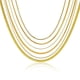 thumbnail image 1 of JeenMata Fashion Gift paquete múltiple de 6 piezas collar con colgante para mujer, espiga, collar en capas con cadena de serpiente, cadena de collar ajustable para mujer, set de regalo para uso diario, 1 of 5