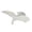 #4 White Flying, variant on Artificial Feathered Dove Crane Fake Birds Statue - Funny Sculpture Ornaments 5