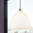 thumbnail image 2 of 616-1P-BB-GBD-161 Innovations Lighting Edison Dome - 1 Light Cord Hung Pendant In Industrial Style-17.75 Inches Tall and 16 Inches Wide-Brushed Brass, 2 of 2