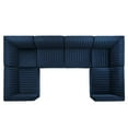 thumbnail image 2 of Conjure Channel Tufted Performance Velvet 6-Piece Sectional-EEI-5773-BLK-COG, 2 of 6