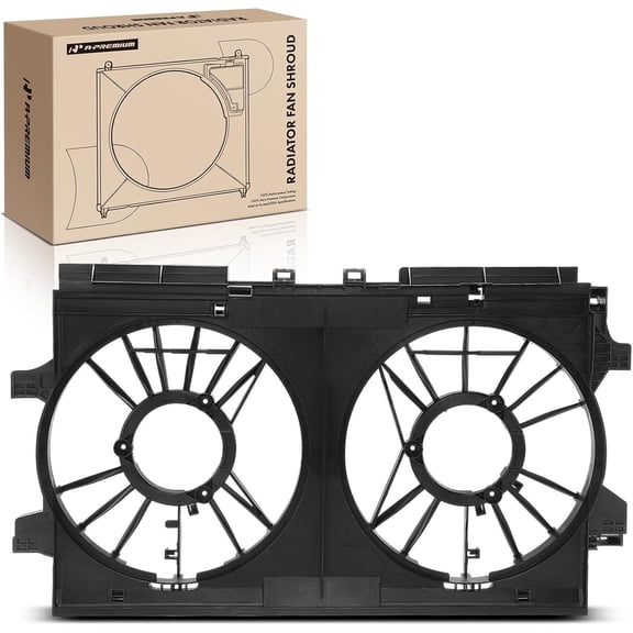 A-Premium Engine Radiator Cooling Fan Shroud Compatible with Subaru Impreza 2017 2018 2019 2020 2021 2022 2023, 2.0L