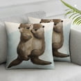 thumbnail image 3 of nygtbtfer Otter Gifts, I Love You Gifts for Her, Cute Valentines Day Gifts for Her Girlfriend Wife, I Love You Like No Otter Pillow  White, 3 of 7
