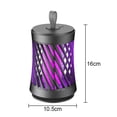 thumbnail image 2 of Exterminador de insectos eléctrico para interiores y exteriores: Mata mosquitos y moscas recargable, LED USB portátil, tiene rejilla de seguridad para el hogar, el dormitorio y el patio trasero para, 2 of 6