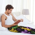 thumbnail image 6 of Picia Mardi Gras1 Mens Soft Woven Cotton Elastic Waistband Sleep Pajama Pant Lounge Sleep Pant With Pockets And Drawstring-, 6 of 9