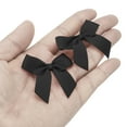 thumbnail image 6 of 6Pcs Mini Grosgrain Ribbon Bow 2" Self Adhesive Flower Bows Black, 6 of 7
