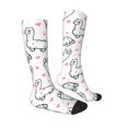 thumbnail image 3 of Balery Alpacas And Hearts Fun Novelty Socks Men'S Women'S Crew Socks Funny Crazy Novelty Socks Quirky And Cool Socks, 3 of 9