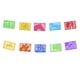 thumbnail image 2 of Papel picado Toda Ocasion | Guirnaldas | enramado | 5 tiras de 5 metros | diseño de fiesta mexicana con colores vibrantes colores diferentes | enramada mexicana | decoración de papel picado (Plástico), 2 of 6