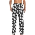 thumbnail image 2 of HPINK-T Polar Bear Men's Pajama Pants Soft Comfy Sleep Lounge Pants Pjs Bottoms with Pockets, 2 of 7