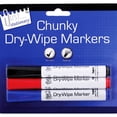 thumbnail image 1 of Just Stationery Chunky Dry-Wipe Board Markers (Pack Of 3), 1 of 1