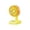 Yellow, variant on Anckoeil Desktop Mini Fan, Portable USB Rechargeable Small Desk Fan for Dorm Students, Office & Home Use