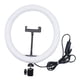 thumbnail image 2 of Ringlight Rotary Selfie Ring Light con soporte para trípode Soporte para teléfono para teléfono inteligente Video Maquillaje Video de YouTube 3 modos de luz 10 niveles de brillo Sunnimix trípode de luz selfie, 2 of 8
