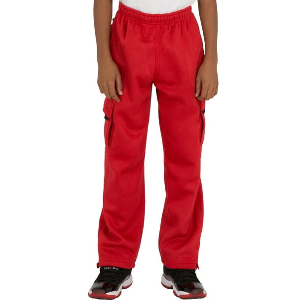 vibes men's fleece cargo sweatpants